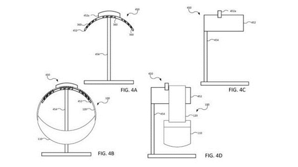 苹果新专利：混合现实眼镜充电支架