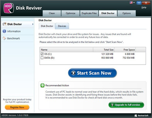 Disk Reviver(硬盘清理工具) v1.0.0.18394 正式版