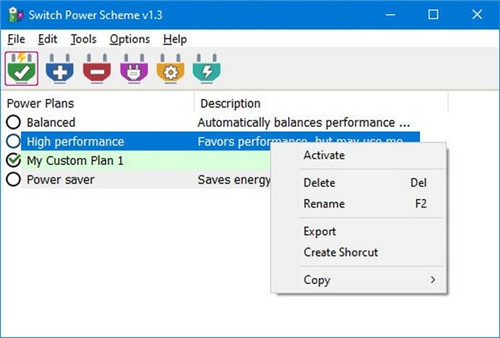 Switch Power Scheme(电源工具) v1.3 正式版